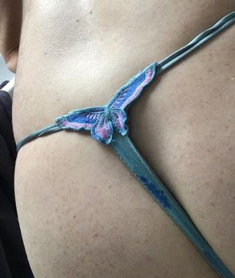 I love wearing my wifes sexy panties