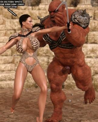 A   Amazon vs Orc