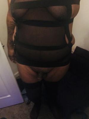 New lingerie and heels