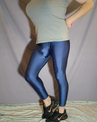 Shemale In Spandex With Big Clit and Huge tits