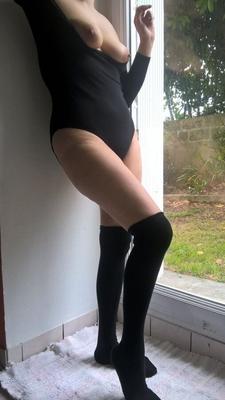 Hairy Milf JoyTwoSex Black Lingerie
