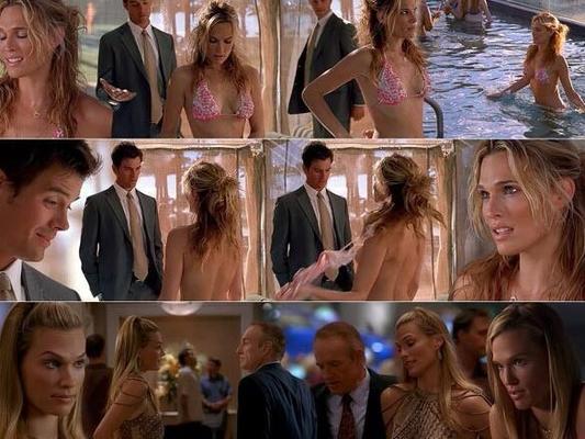 Celeb star Molly Sims see thru underware