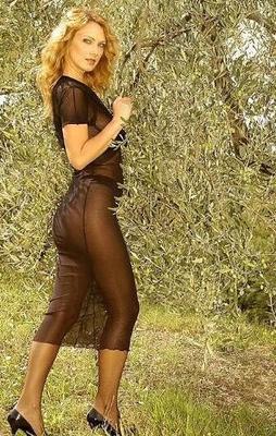 See Through Black Dress