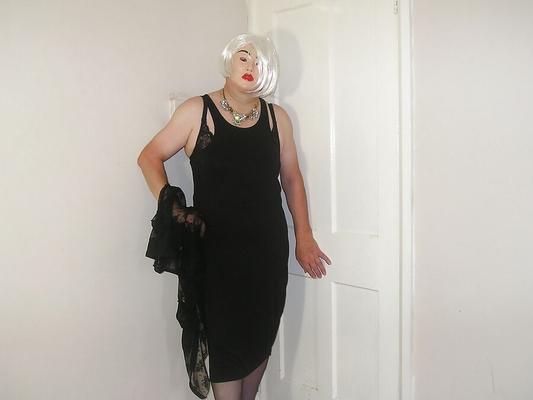 New black long dress