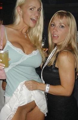 Ladies Flashing Pussy