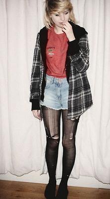 Anorexic GF in Tights