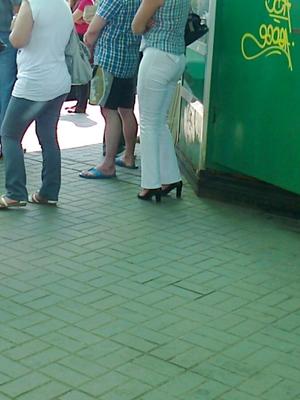 Lady in white