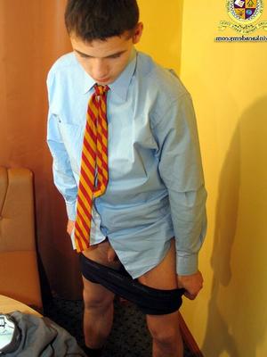 Marty gets spanked in detention by the headmaster