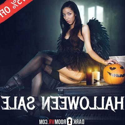 Halloween SALE on DarkRoomVR with skinny hot Lia Lin