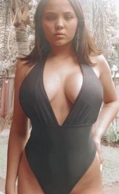 Mandy displays her juicy young rack