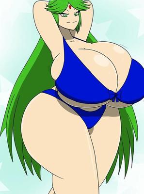 大きくて豊満な女性