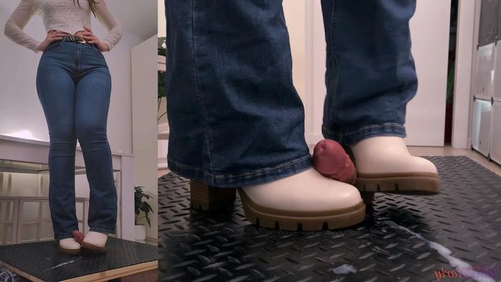 AFTER PARTY DOMINATION in WHITE BOOTS - 11 Pics