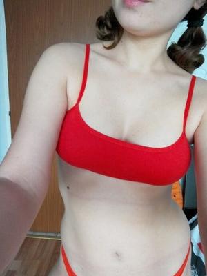 Lady in red