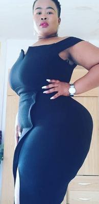 Huge booty wide hip butter face bbw african pear Azah