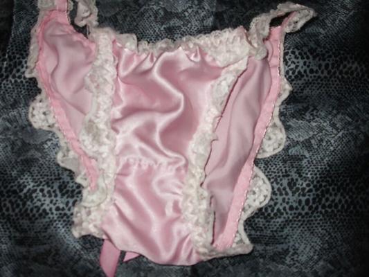 A selection of my wife&;s silky satin panties