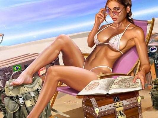 Видеоигра Vixens vol - Лара Крофт (классическая версия)