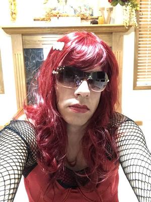 Purple teddy and new wig