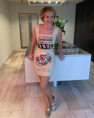 My Dutch amateur mature teacher Katrin at home