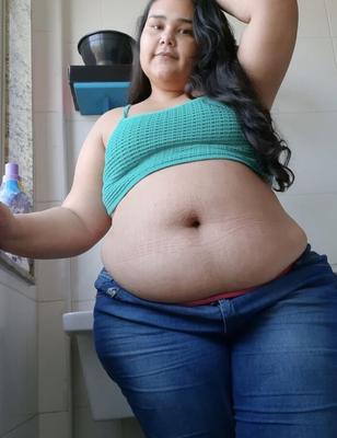 BBW Sexy Surchargé Gros Ventre Filles