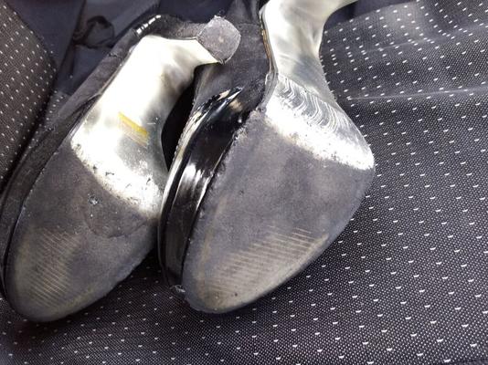dirty shoes