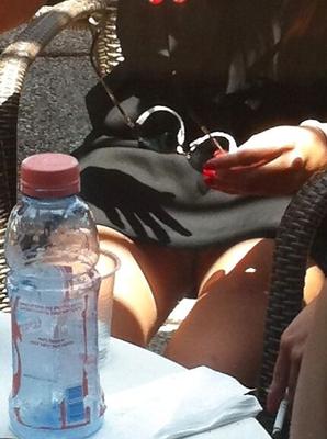 Real voyeur upskirt lady