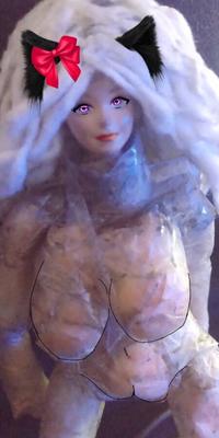 Happy Easters (Mini Barbie figure sex doll)