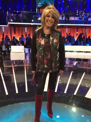Female Celebrity Boots &amp; Leather - Lydia Lozano