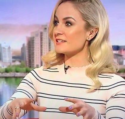 私のお気に入りのニュースのプレゼンター - ホリー・ハミルトン