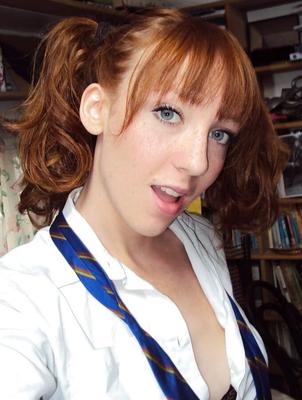 Exposed - Slutty Redhead Spreads