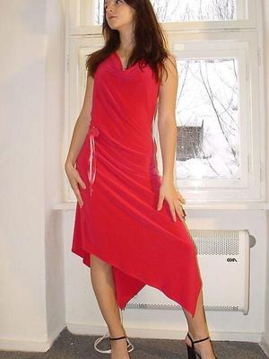 sexy red dress tabbyanne slutty neighbour