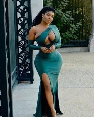 Tight dress big tits