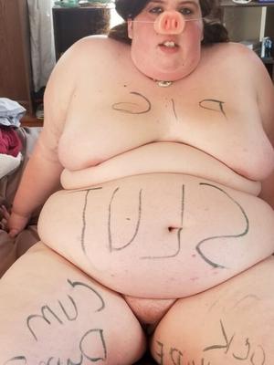 Fat retarded pig