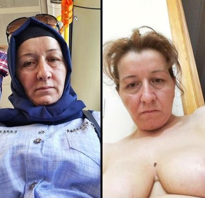turbanli olgun anne memeler ifsa koylu turk turkish evli dul