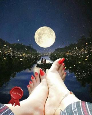 Pink Soles Indian Feet Goddess