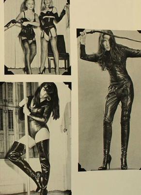 Retro Vintage Leather Latex Rubber