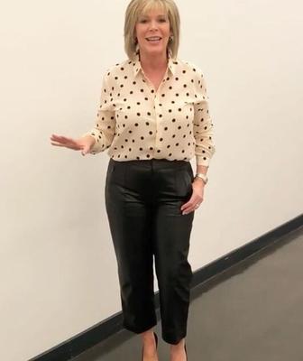 Female Celebrity Boots &amp; Leather - Ruth Langsford