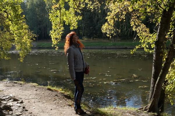 Autumn light on redhair