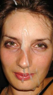 cum in face with glasses