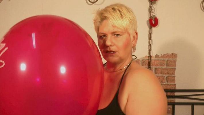 Balloon and high heels