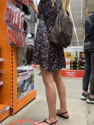 Beauty girl upskirt