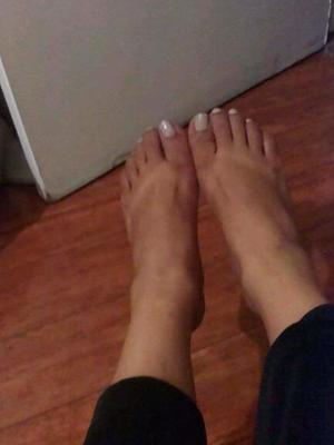 sexy soft white feet in the country