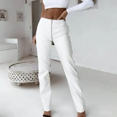 White Leather Pants - by Redbull