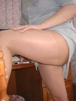 Blonde mature with short hair