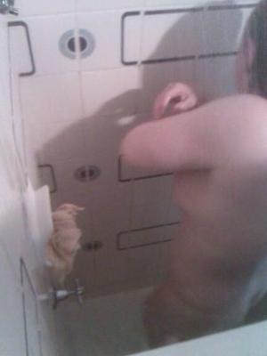 Mature shower time
