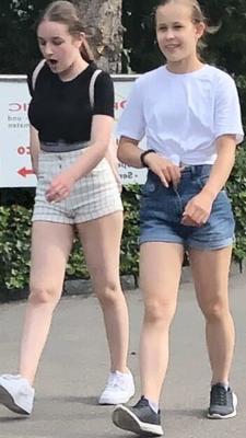 In public....