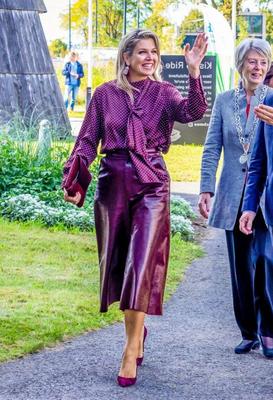Female Celebrity Boots &amp; Leather - Queen Maxima