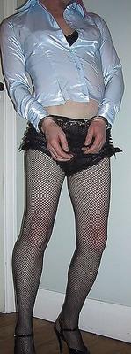 Panty wearing sissy faggot