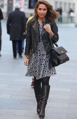 Myleene Klass in boots