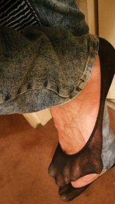 Asian ts low sticky sock feet
