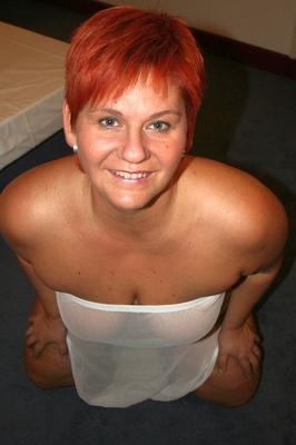 Posing in white ...